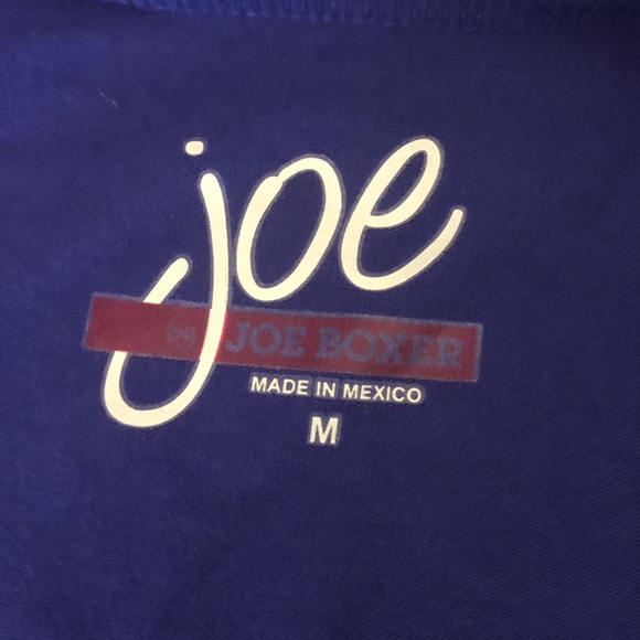 ❤️ (3/$15) Sz M Joe Boxer Fancy Blue Tshirt - Picture 7 of 7